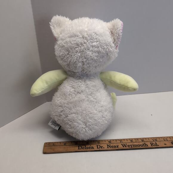 Stephan Baby Plush Sleepy Eye Owl Stuffed Animal Toy Green White Pink - Picture 10 of 10